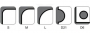 N S