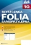 Folia samoprzylepna do drukarek laserowych, 50 micr. przezroczysta